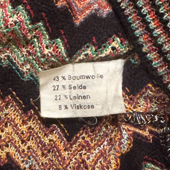 Vintage Baron von Stain unique collared knit sweater (size M) - Picture 10 of 15